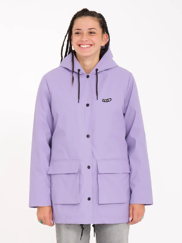 Rainsity Coat - PAISLEY PURPLE Casual Denim Jacket